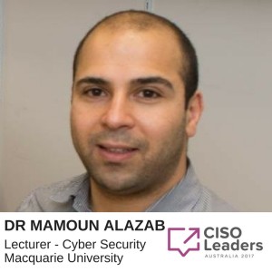 9. Dr Mamoun Alazab